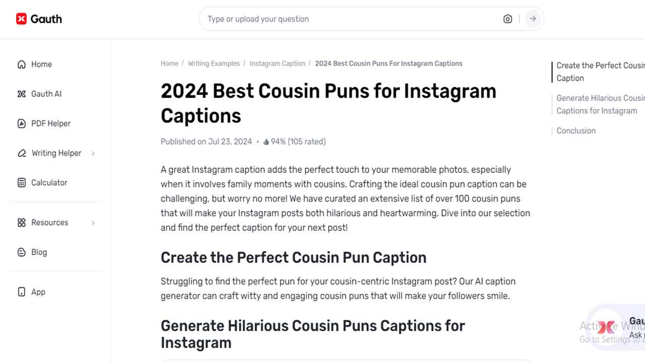 How Gauth Helps Create Memorable Cousin Birthday Captions
